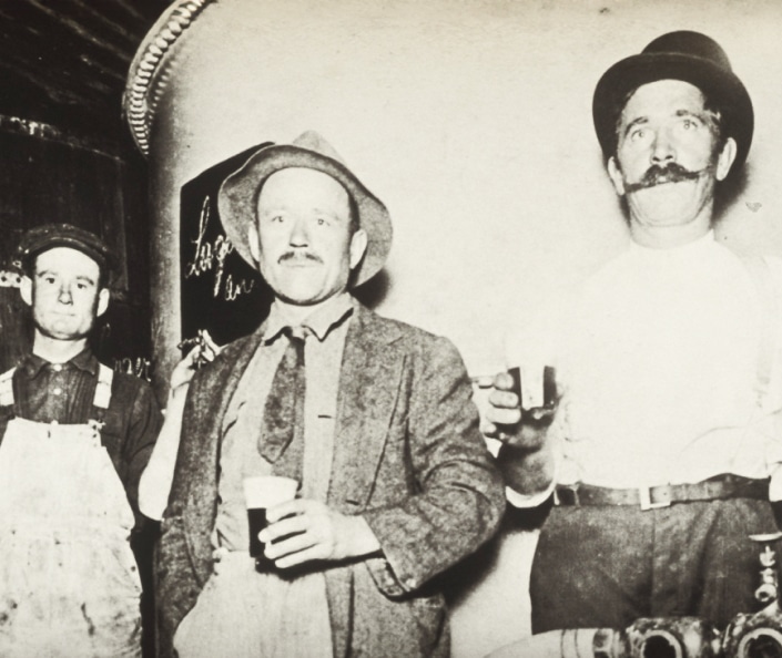 Shiner History - Shiner Brewery - Black and White Photo