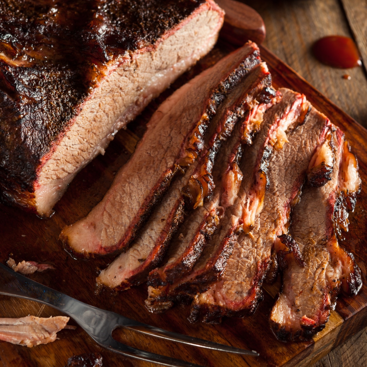 Homemade Smoked Barbecue Beef Brisket