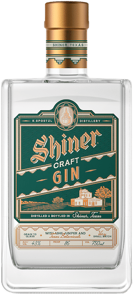 Shiner Craft Gin Bottle